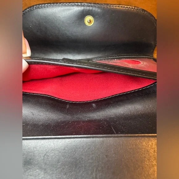 EUC Dooney & Bourke Multicolor Rainbow Pattern Leather Wallet - Picture 14 of 15